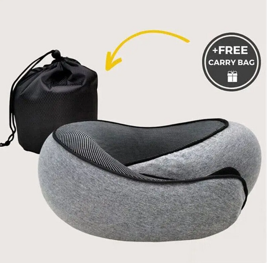 Ergonomic Memory Foam Travel Neck Pillow